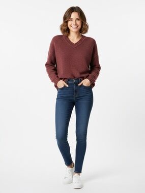 Reddish sweater